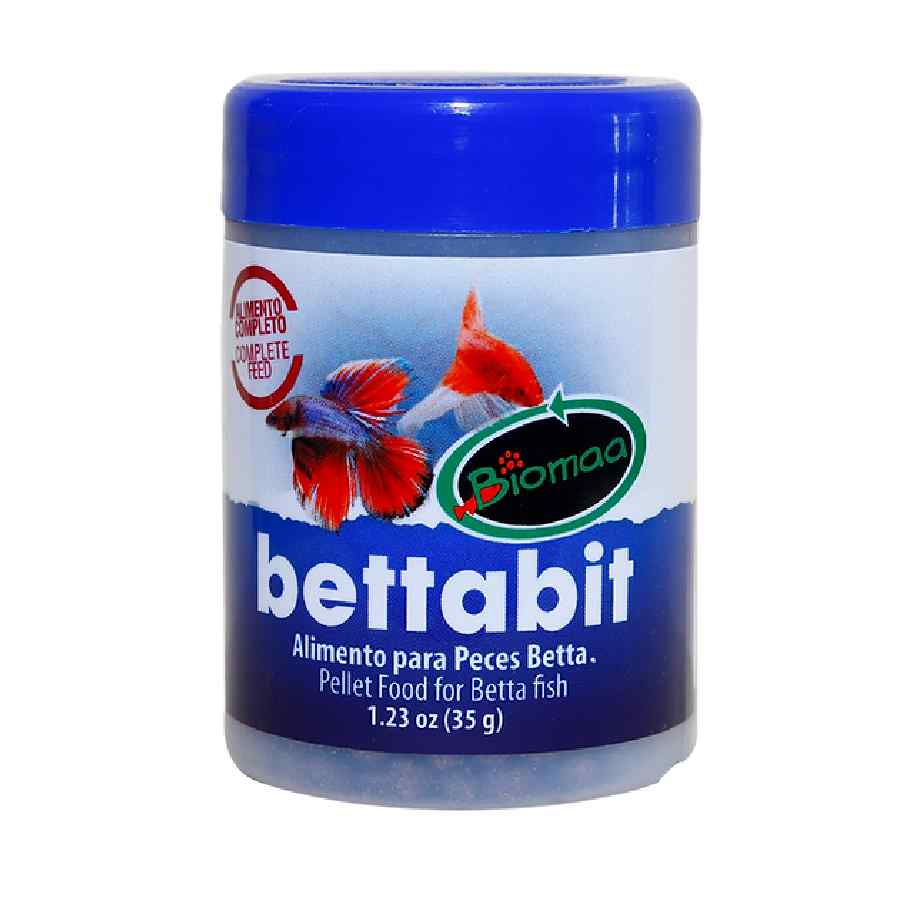Alimento betta bit frasco