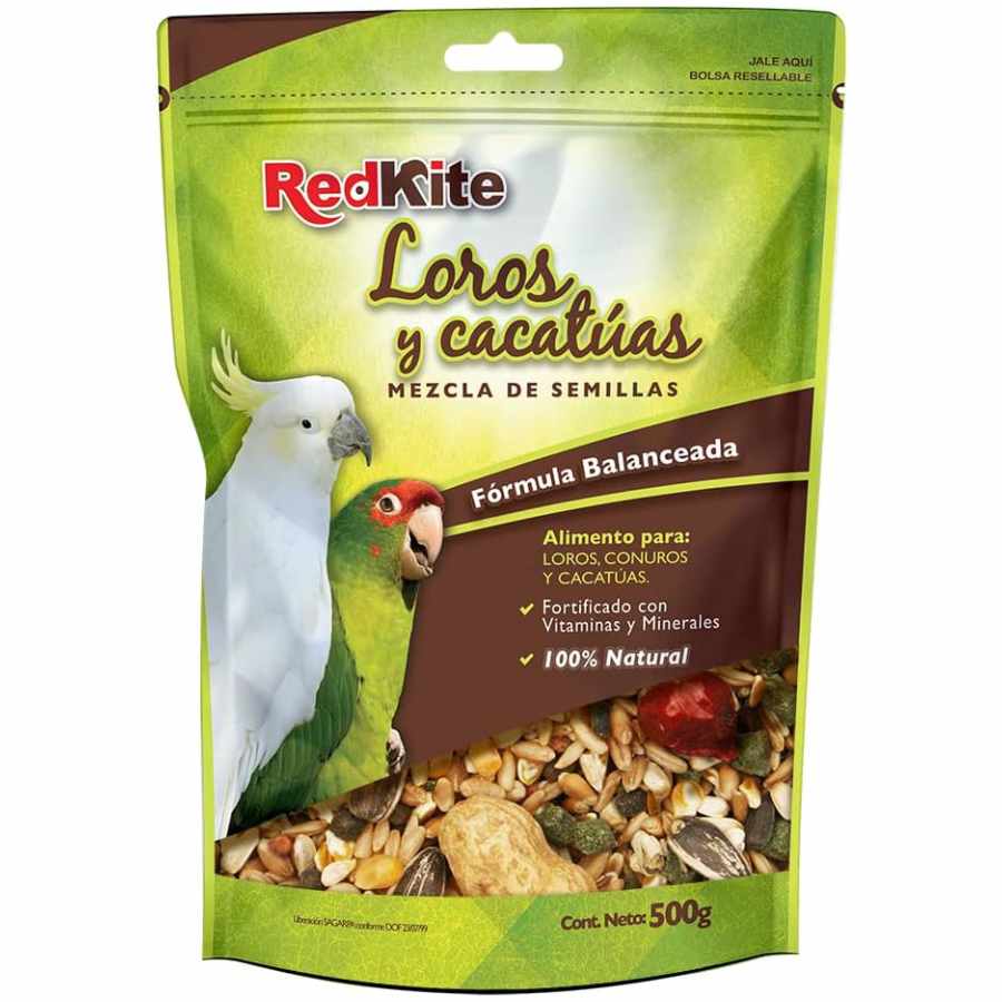 Mezcla de semillas loros y cacatúas alimento para pajaros
