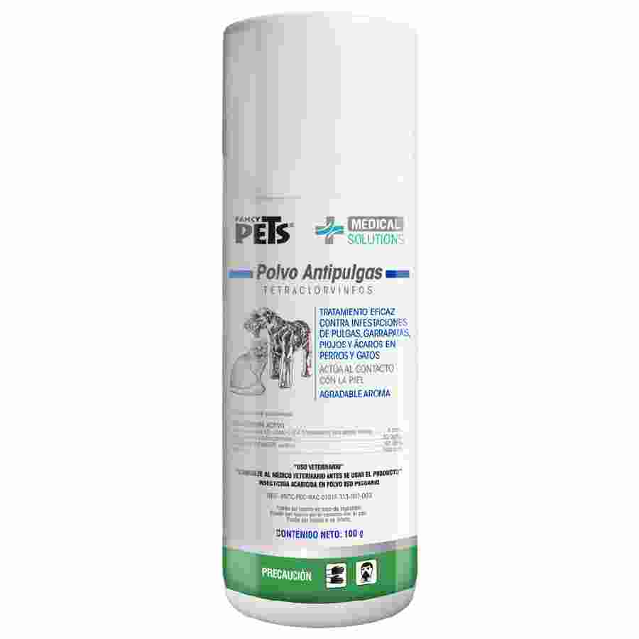 Polvo antipulgas para perros y gatos