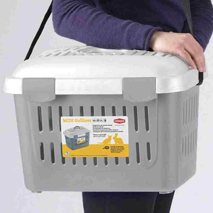 Transportadora mid mediana gris