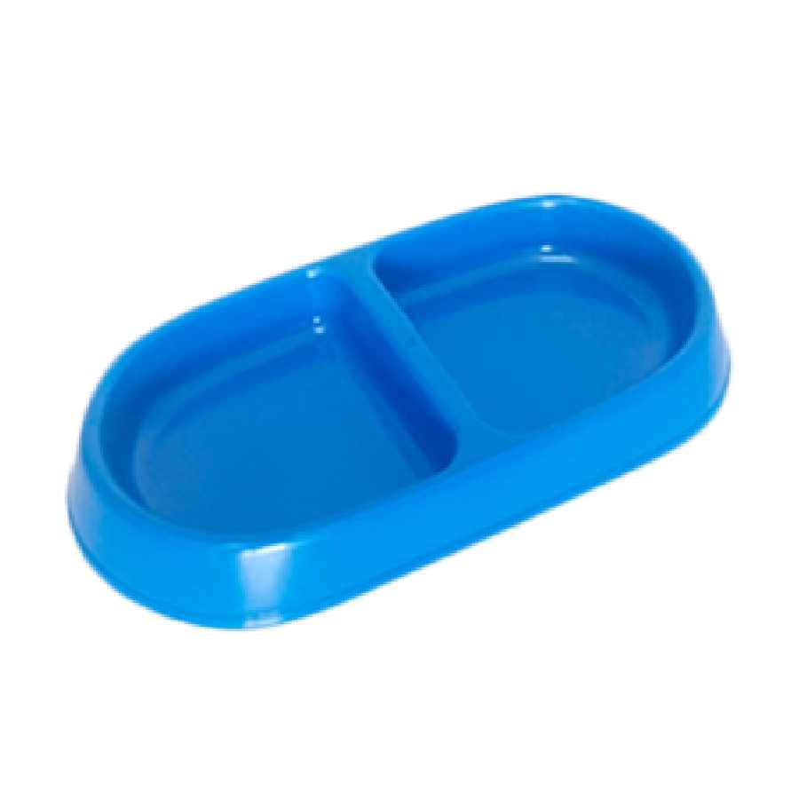 Tazon doble mini para perro