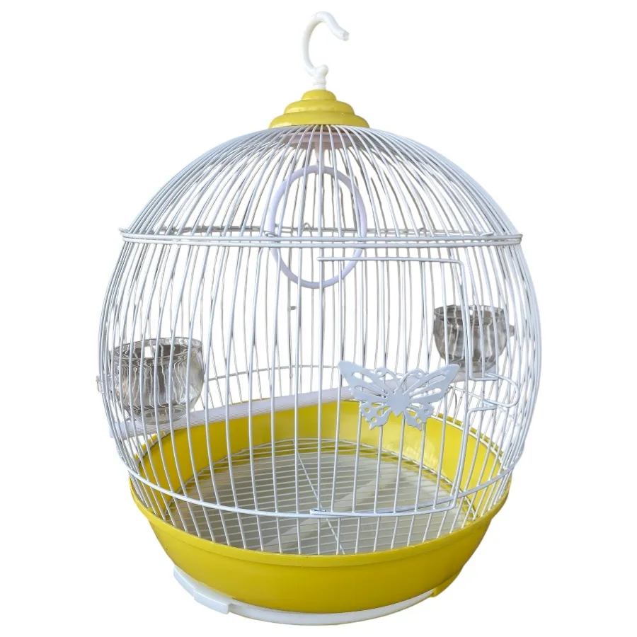 jaula redonda para aves 33 x 38 cm diametro