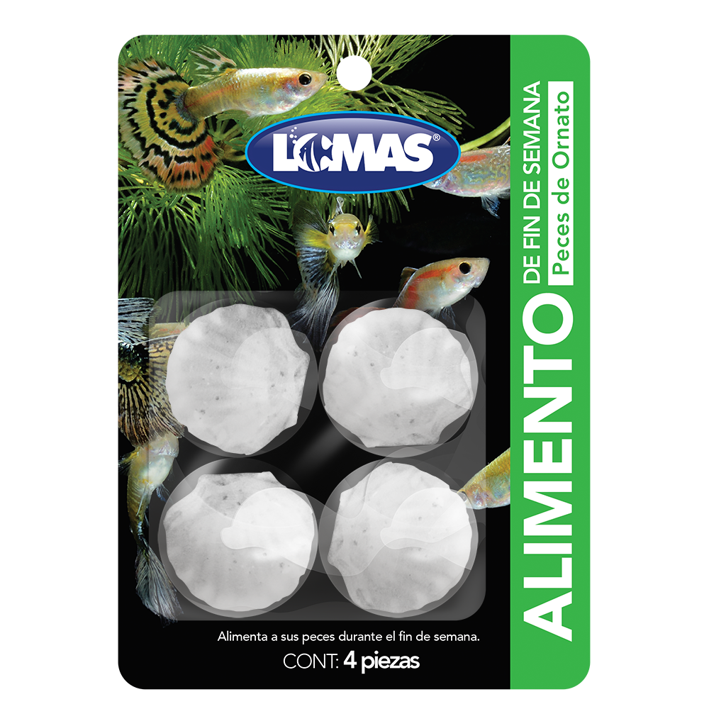 Alimento de vacaciones para peces