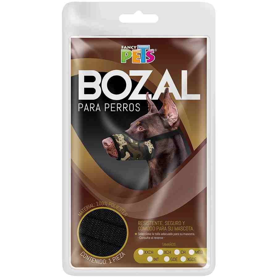Bozal grande con forro de malla