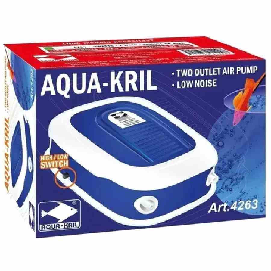 Bomba de aire doble salida aqua