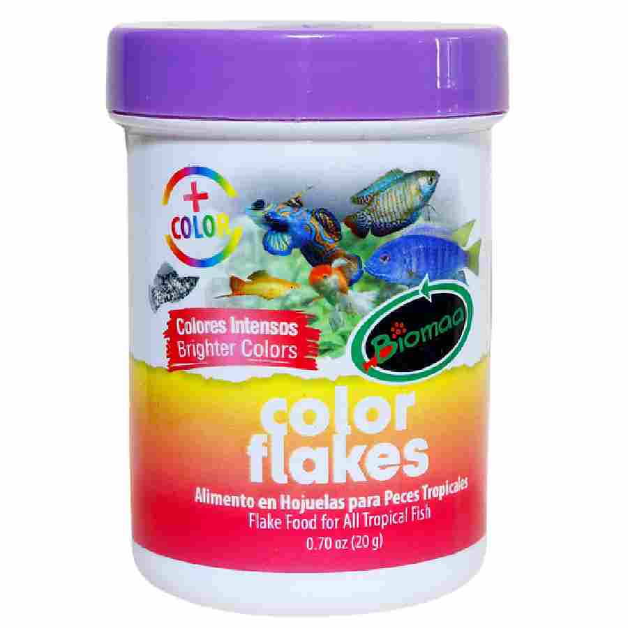 Alimento de hojuela color flakes 20gr