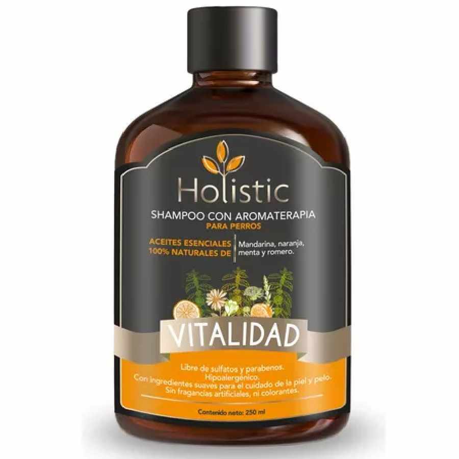 Shampoo con aromaterapia vitalidad para perros