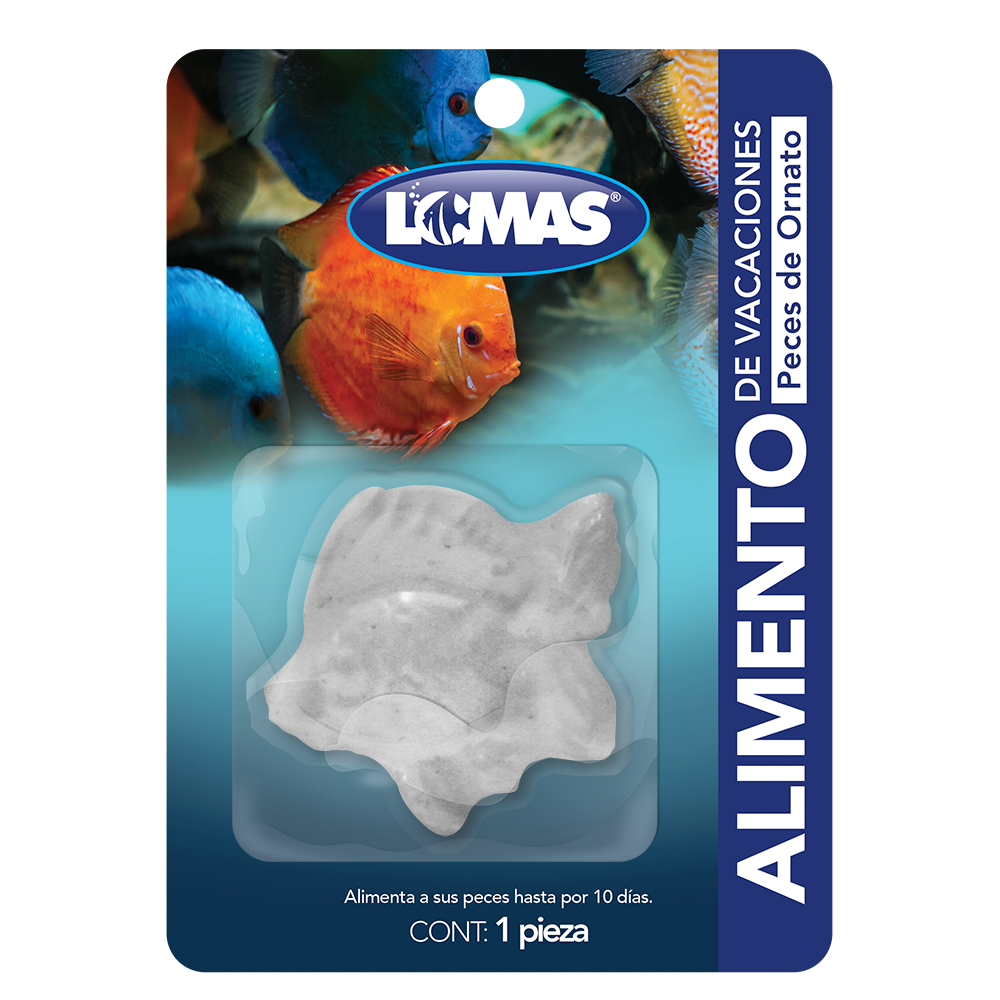 Alimento de vacaciones para peces de ornato