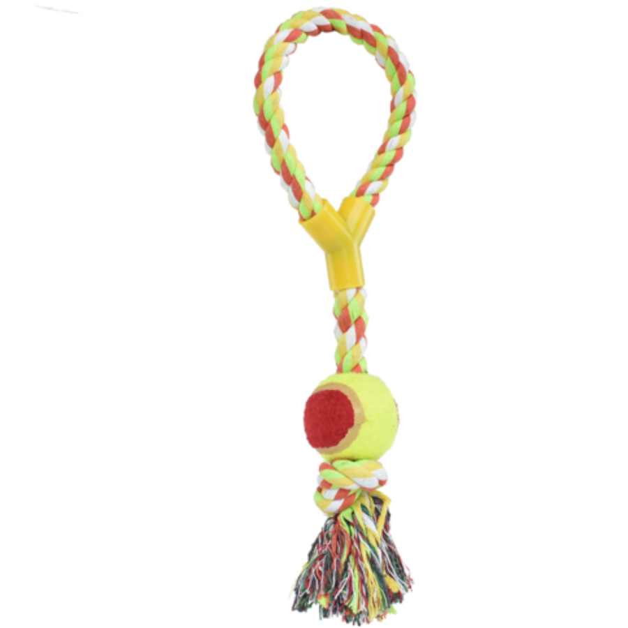 Juguete aro con pelota y nudo pal thread
