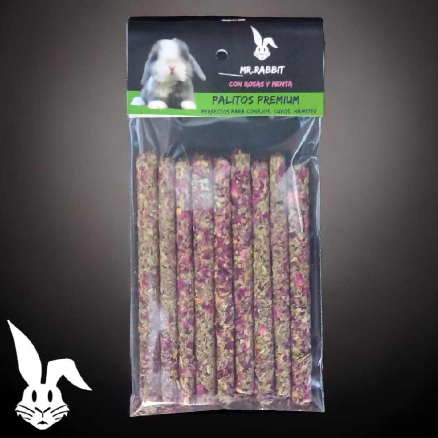 Palitos premium de rosas y menta