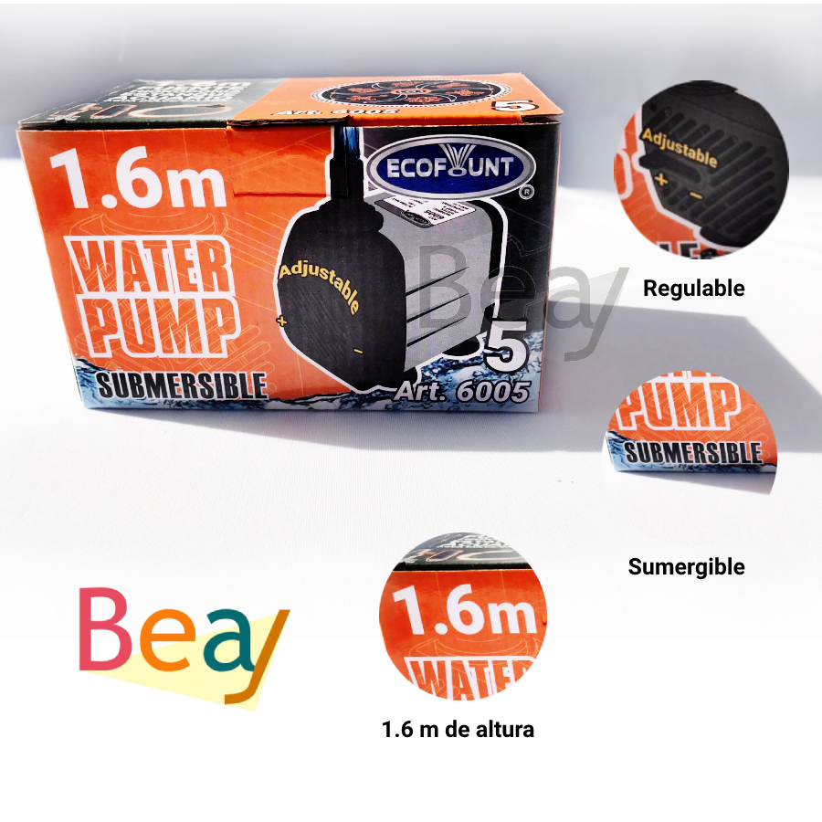 Bomba sumergible 1.6 m