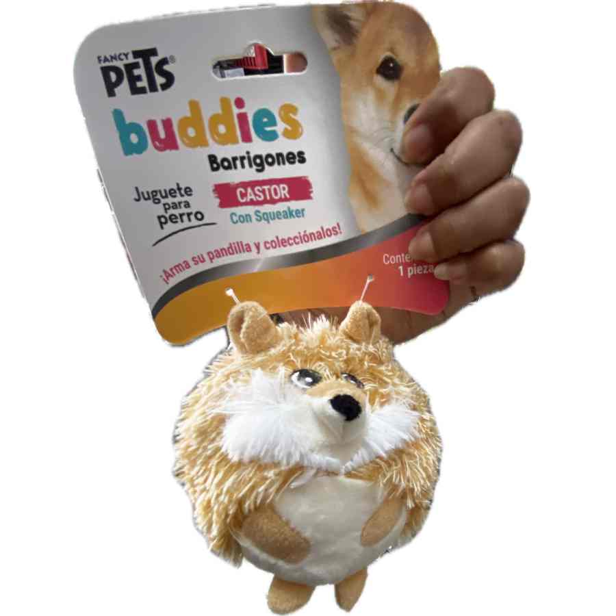 Juguete peluche castor barrigon buddies