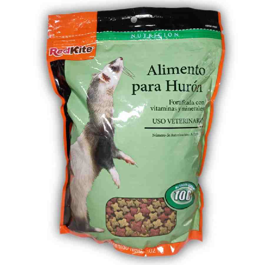 Alimento para hurón fortificada
