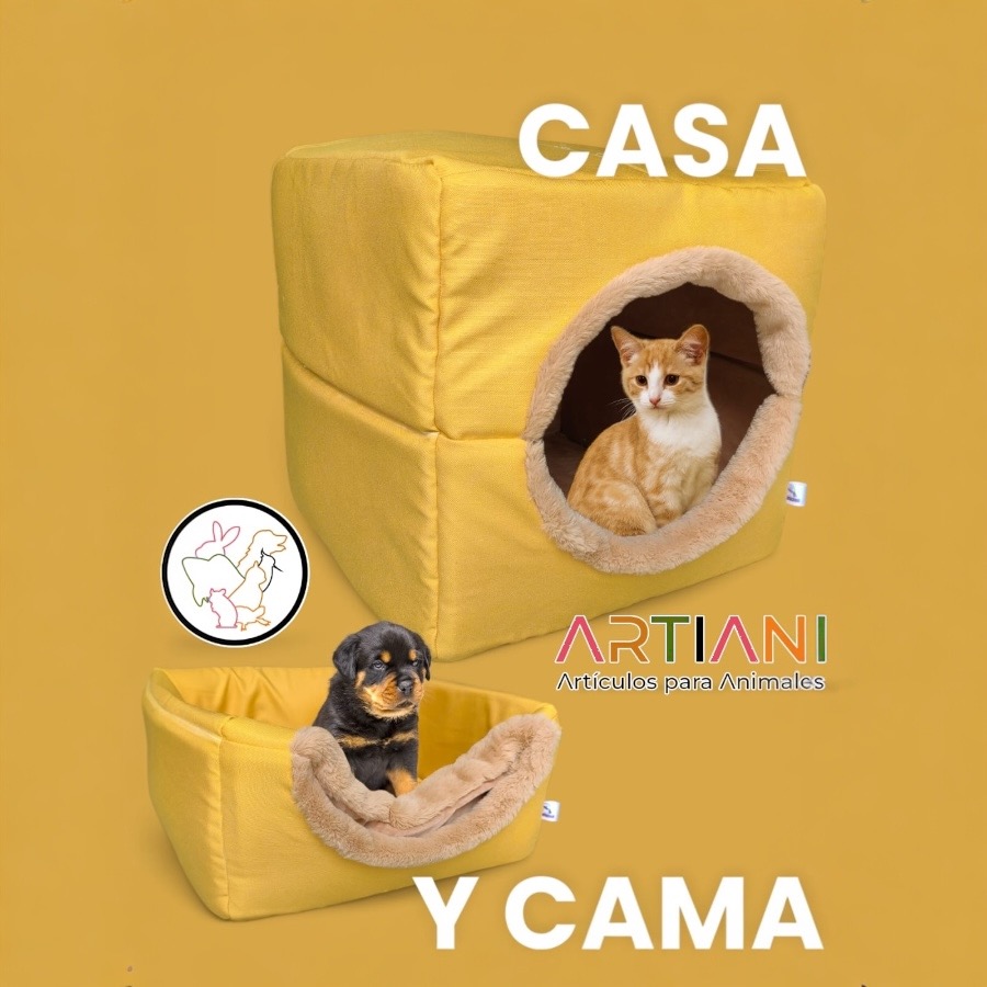 Casa cama cubo chico