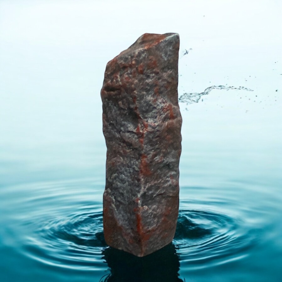 Piedra de resina roca filt fuego