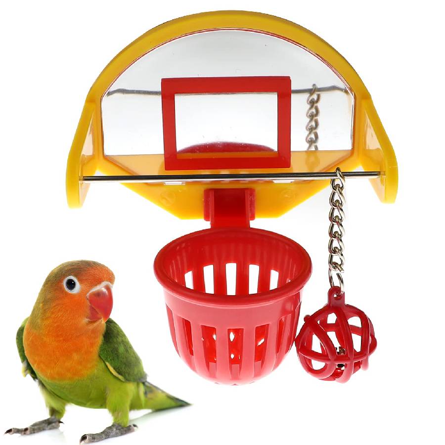 Juguete canasta para pajaros