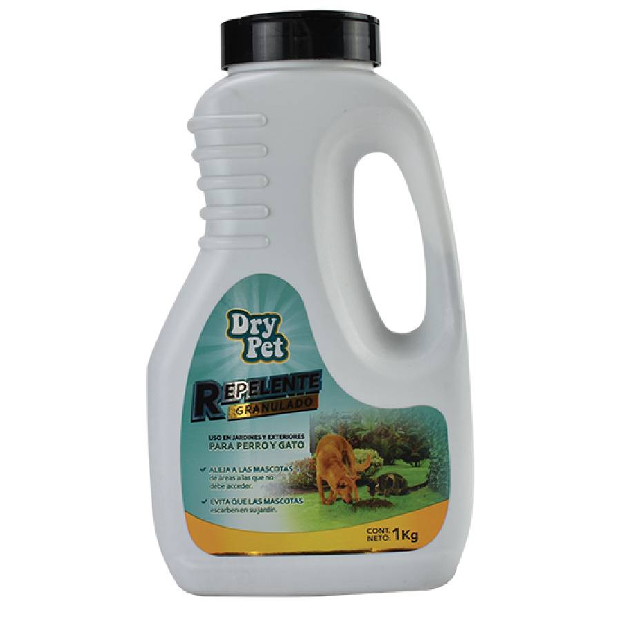 Repelente granulado para perro y gato