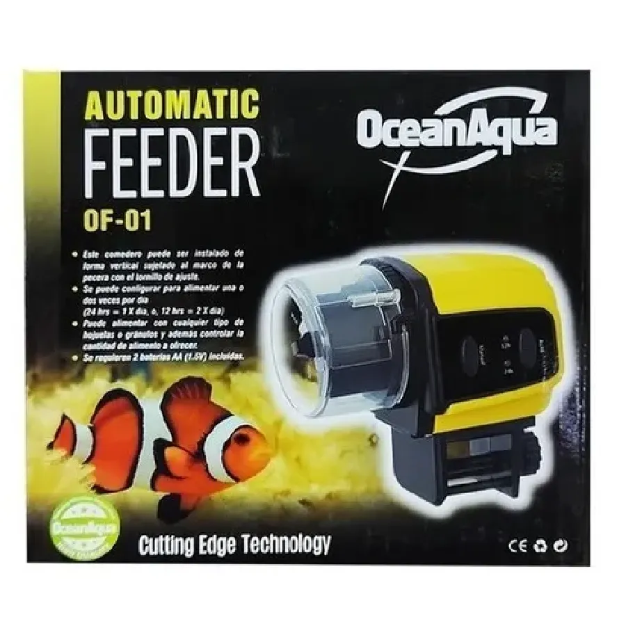 Alimentador autom├â┬ítico ocean para peces