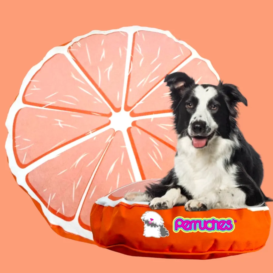 Cama fruti naranja mediana