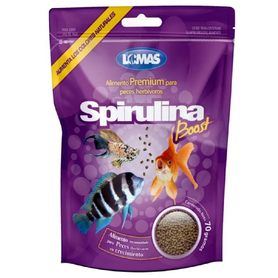Alimento para pez spirulina boots 70 gr