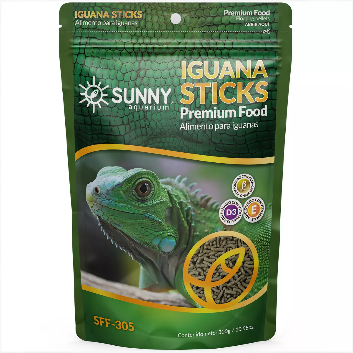 Alimento iguana sunny