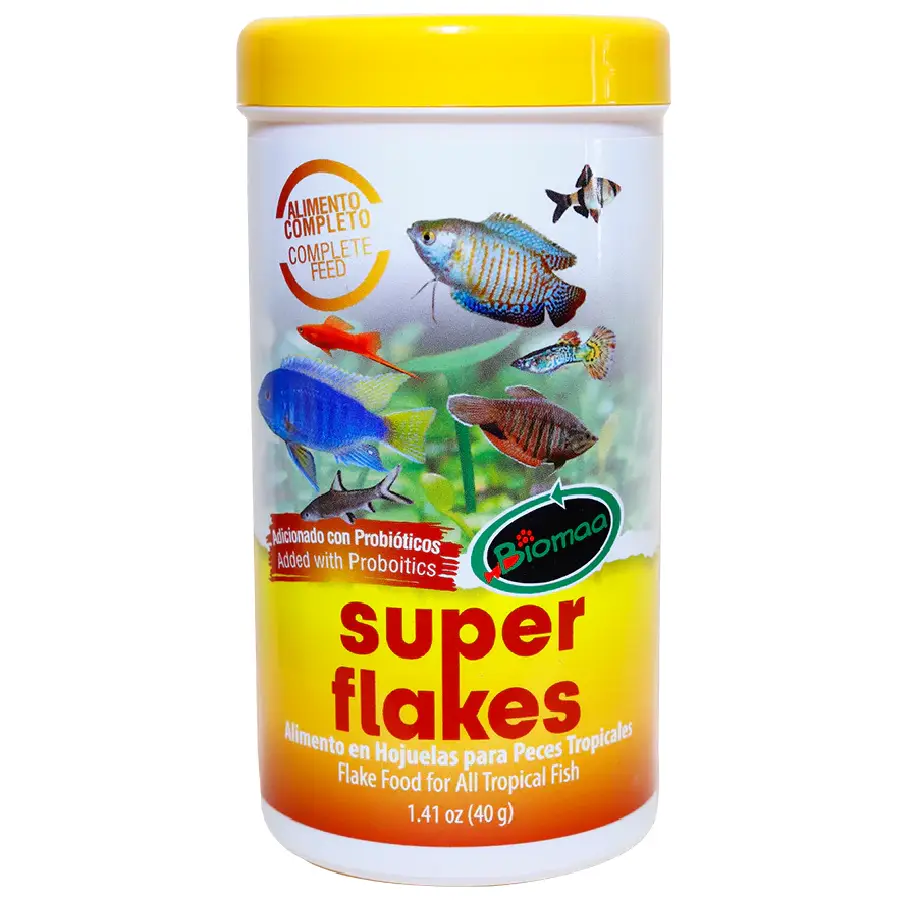 Alimento hojuelas super flakes 40 gr