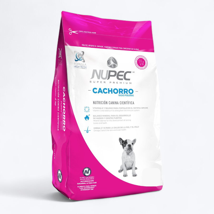 Nupec Croqueta Costal Cachorro Razas peque├â┬▒as Nutrici├â┬│n Canina Cient├â┬¡fica 2 kg