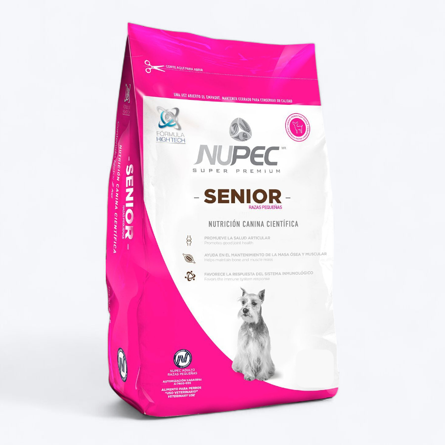 Nupec Croqueta Costal Senior Razas pequeñas Nutrición Canina Científica 2 kg