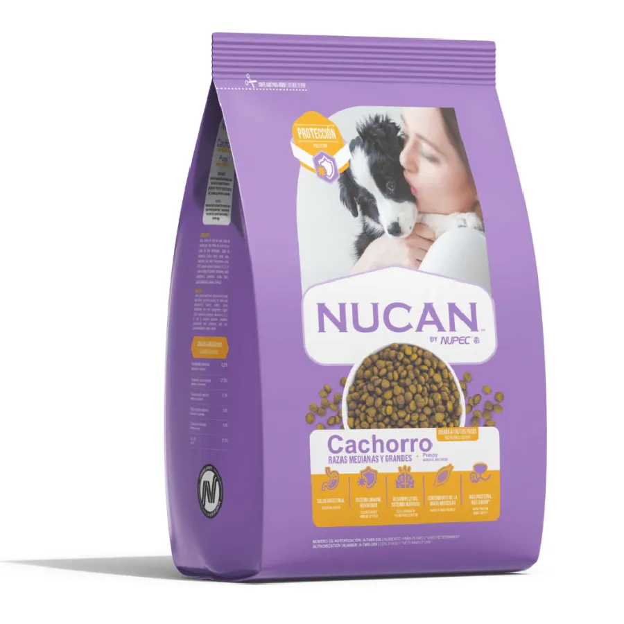 Croqueta nucan cachorro razas medianas y grandes