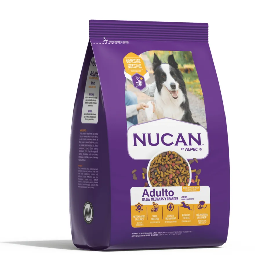 Croqueta nucan adulto razas medianas y grandes