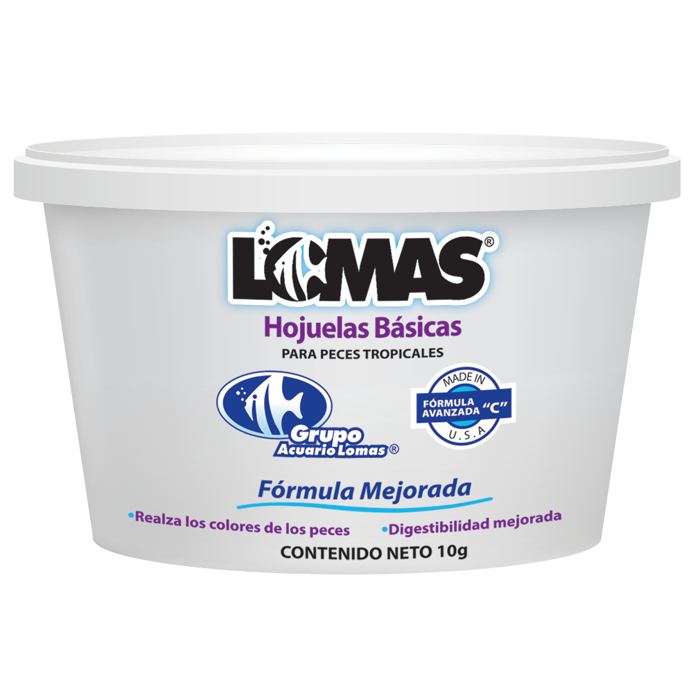 Alimento hojuela básicas chico para peces10 gr