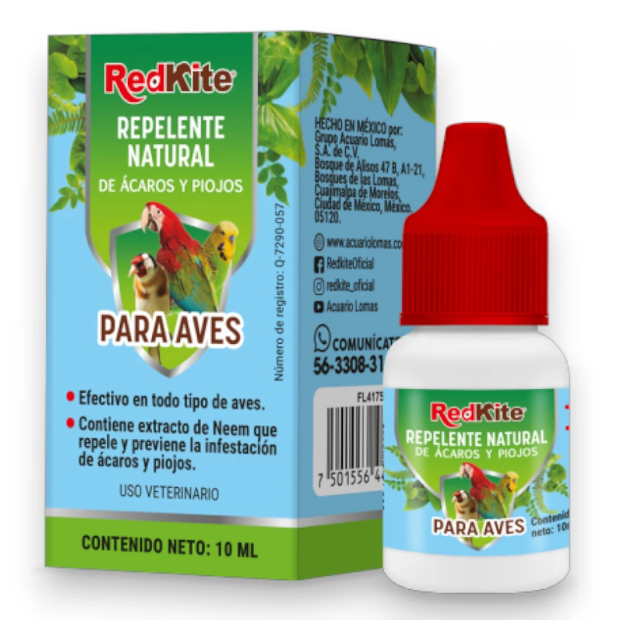 Repelente para ├â┬ícaros y piojos de aves