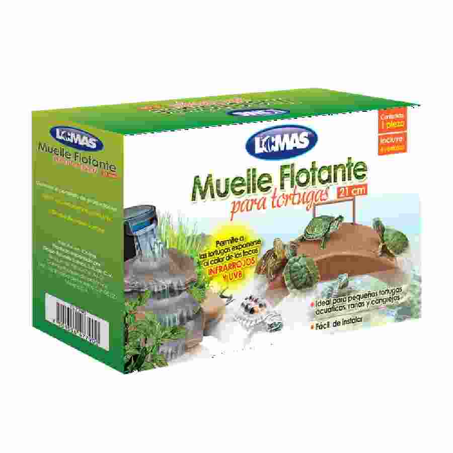 Muelle flotante para tortugas