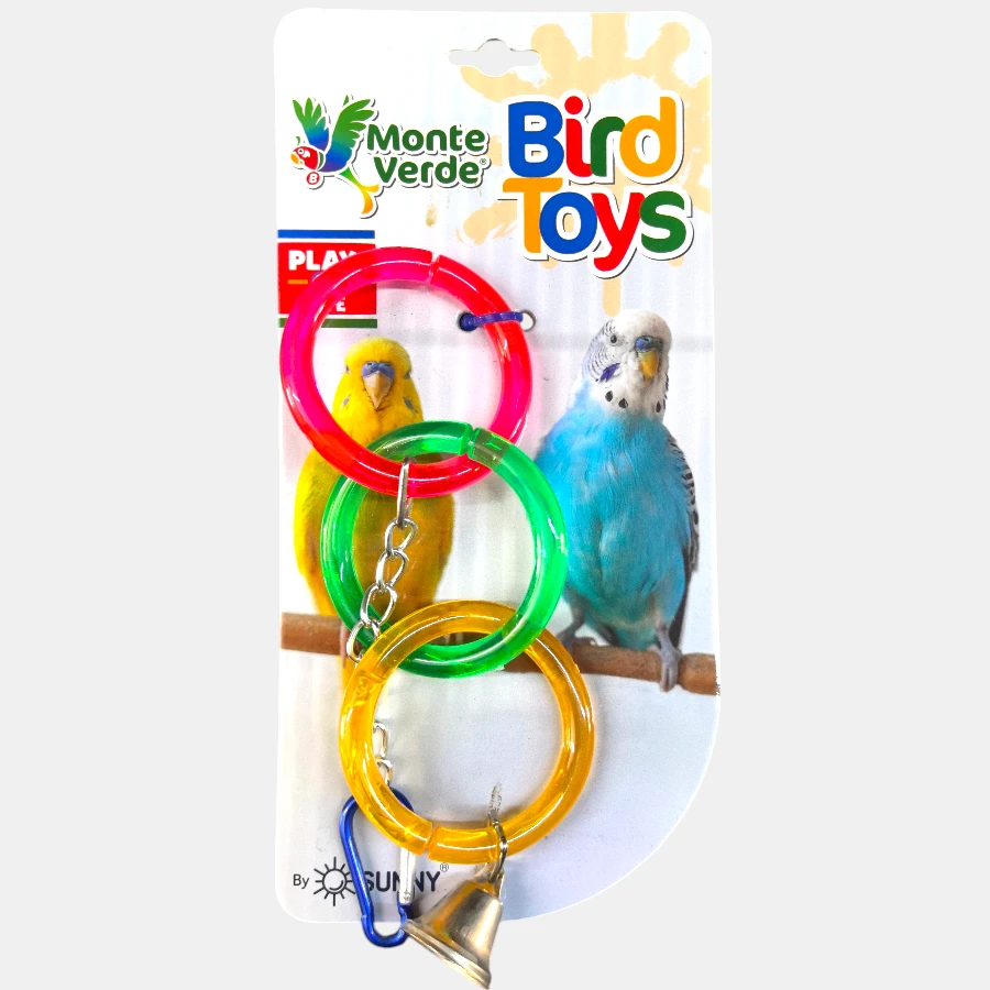 Juguete para aves de aros