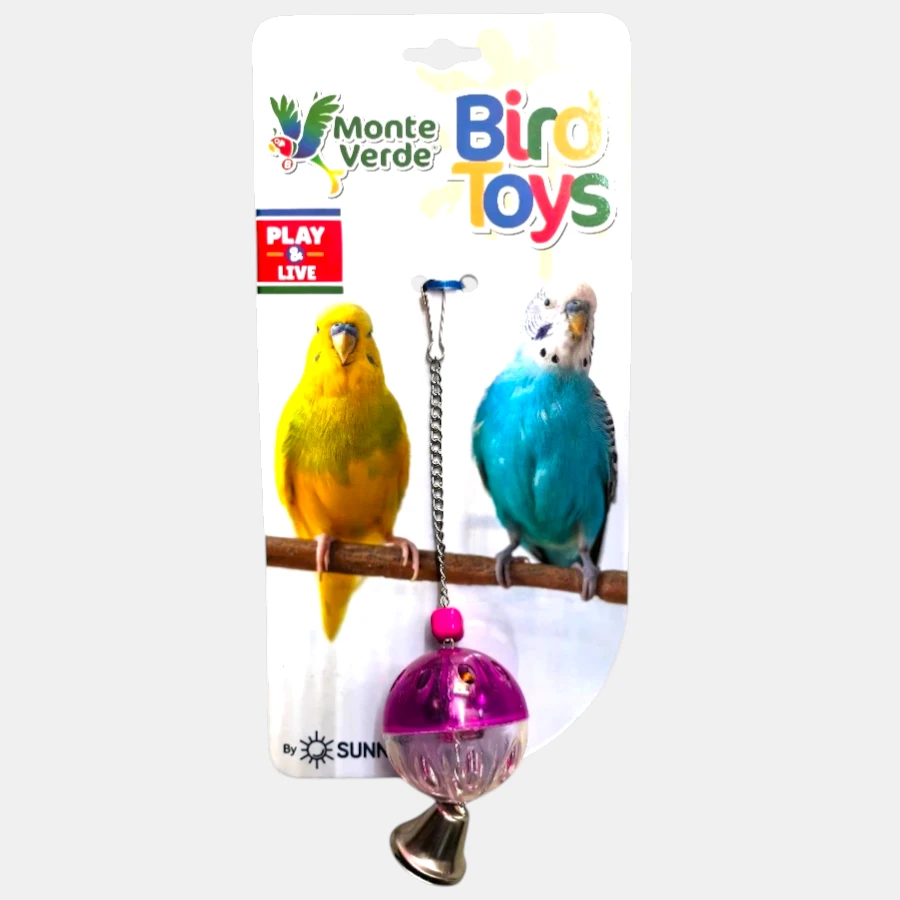 Juguete para aves esfera