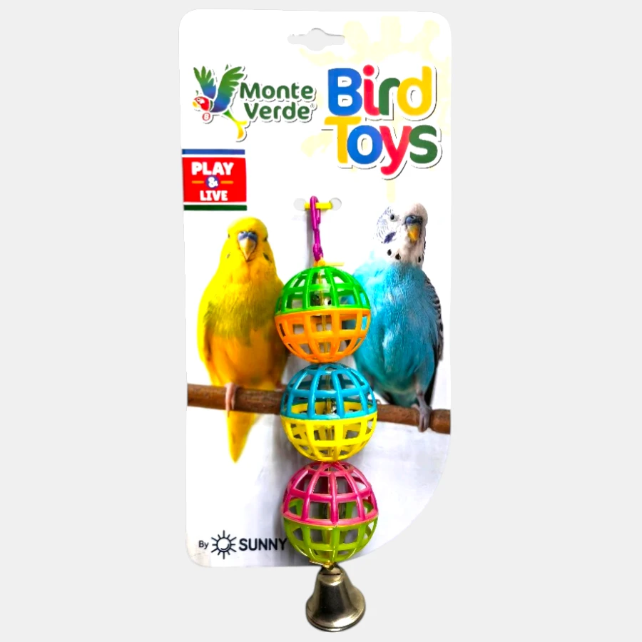 Juguete para aves 3 esferas