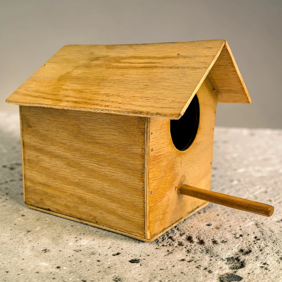 Nido casa mediana para jaula de pajaros