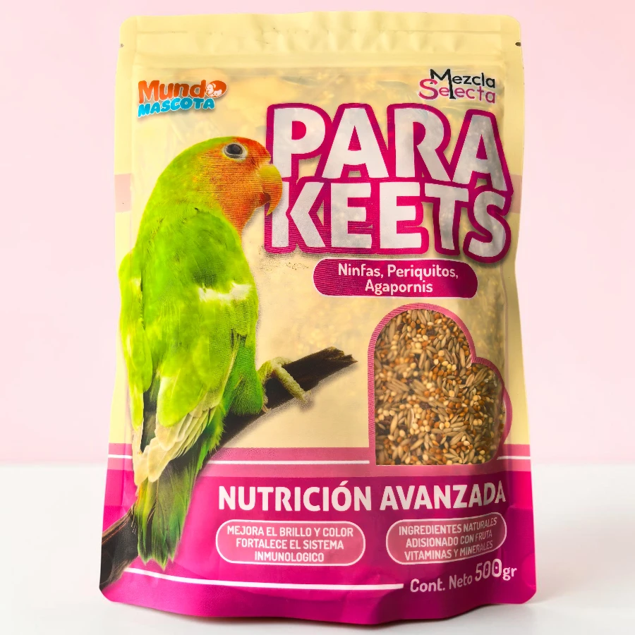 Alimento para keets para pajaros