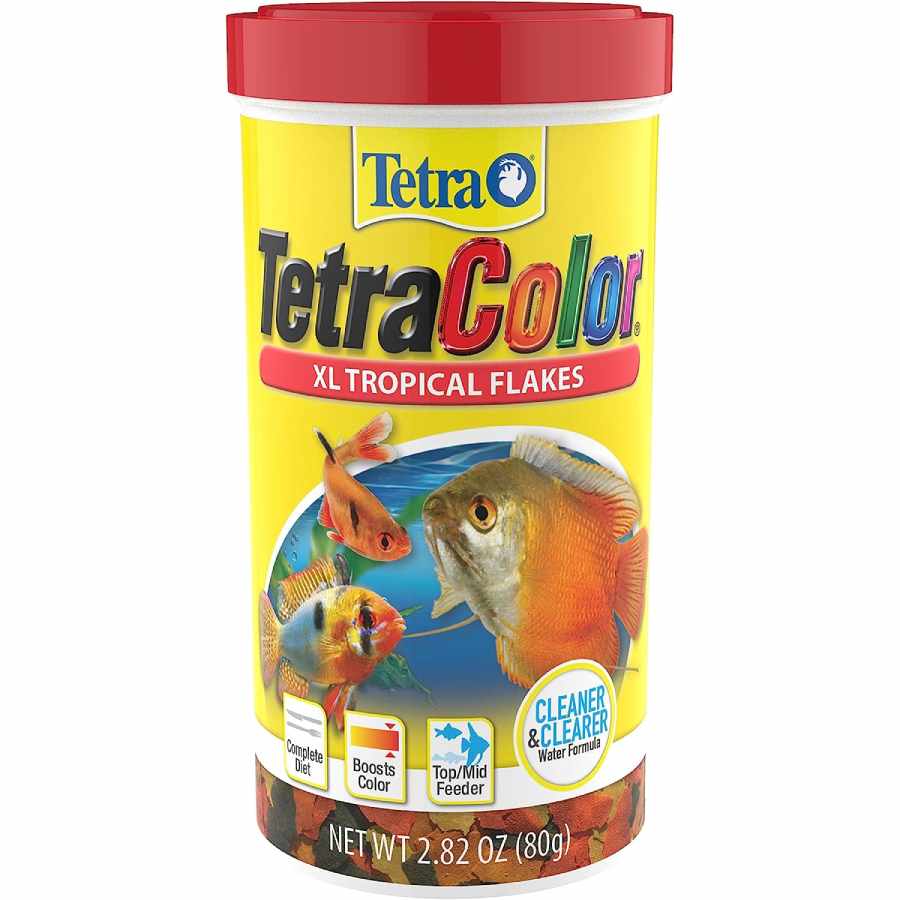 Alimento hojuela tetra color 80gr para peces