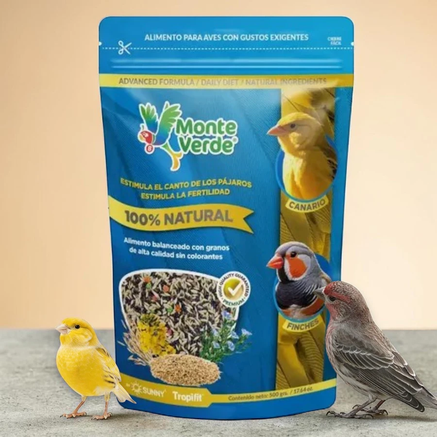 Alimento para canarios y finches monte verde