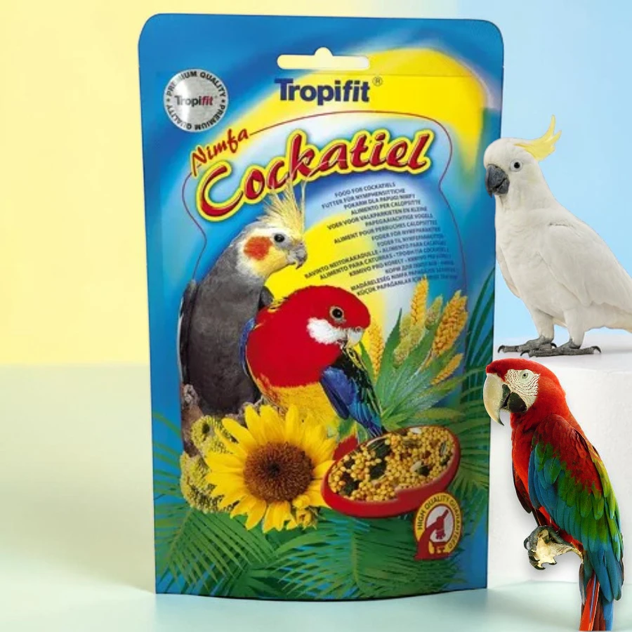 Alimento para ninfas, agapornis y pericos tropifit 700gr