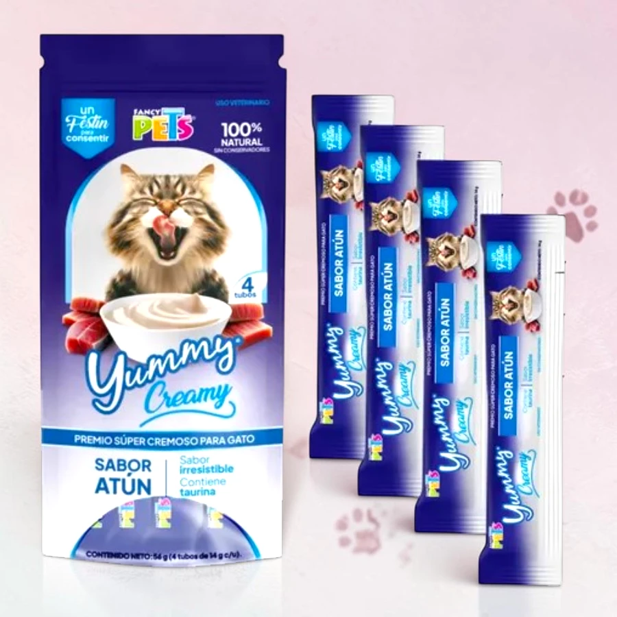 Premios yummy cremoso sabor atún