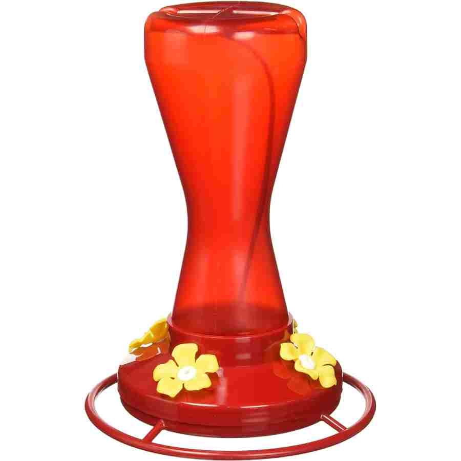 Bebedero para colibr├â┬¡ rojo 4 flores