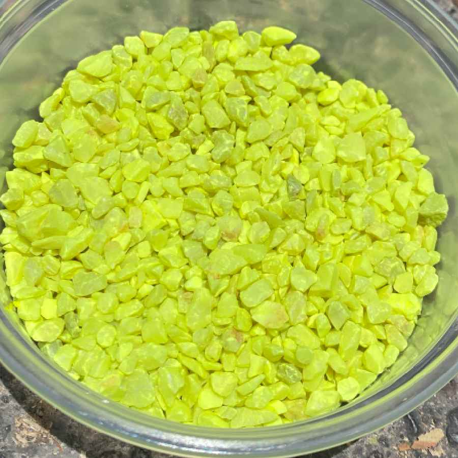 Grava neon 3 mm para acuario fluorescente