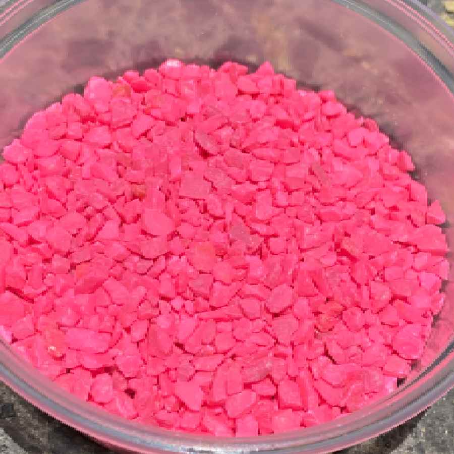 Grava neon 3 mm para acuario fluorescente