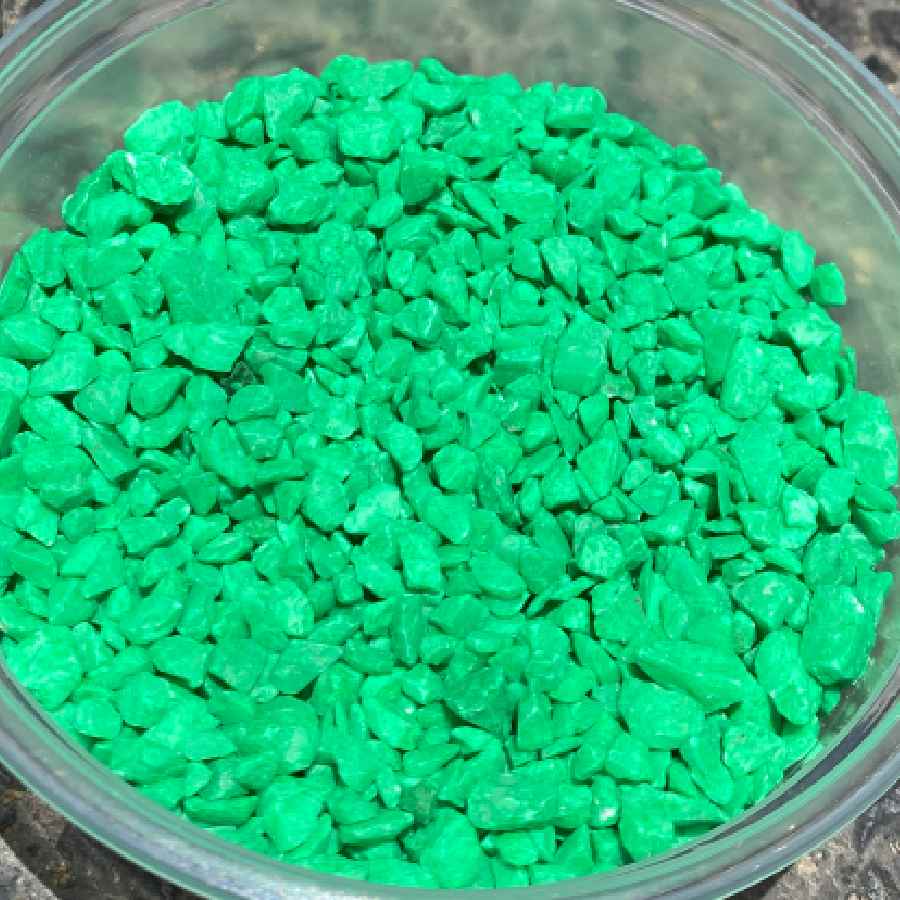 Grava neon 3 mm para acuario fluorescente