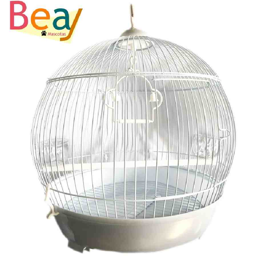 jaula redonda para aves 33 x 38 cm diametro