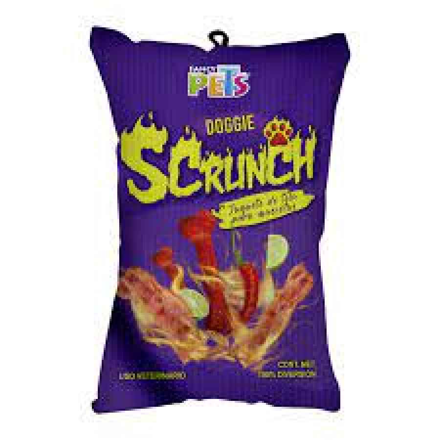 Juguete scrunch fuego para perro