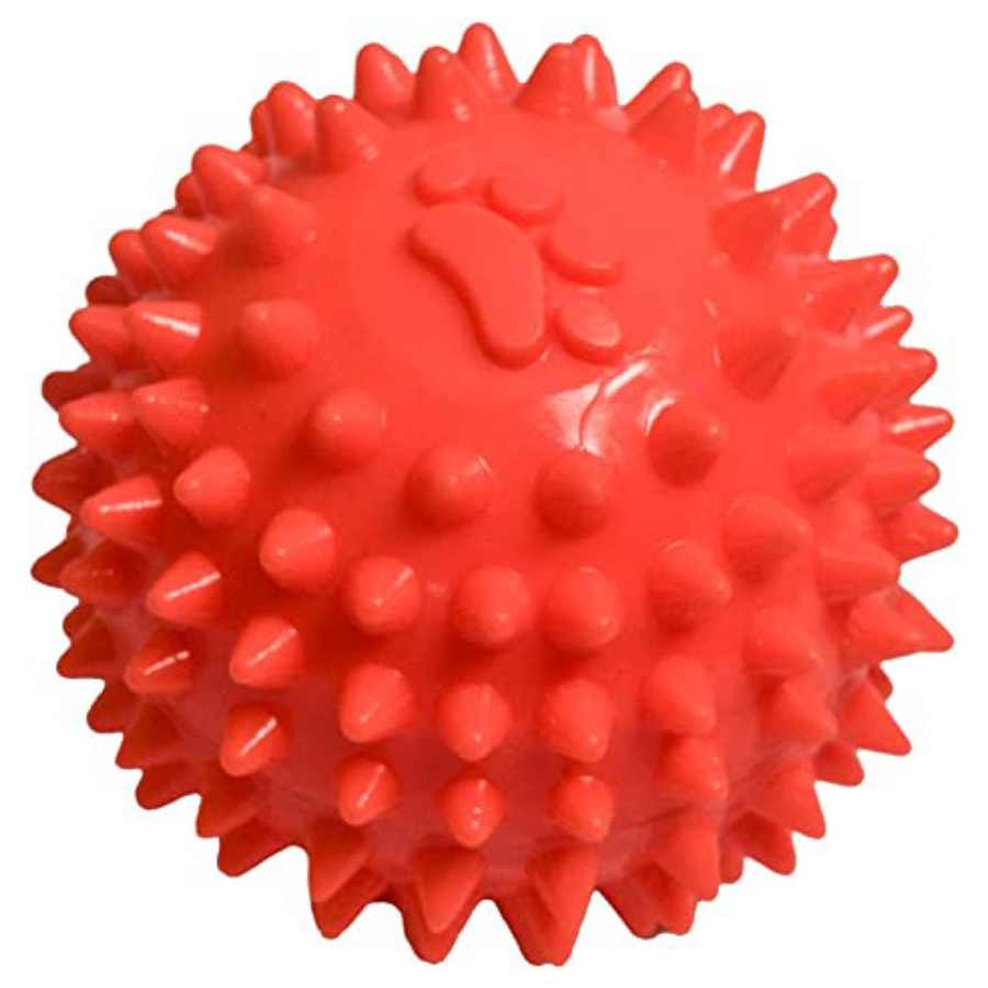 Juguete pelota con picos para perros