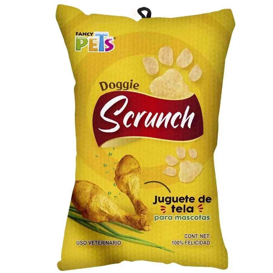 Juguete scruch papas para perro